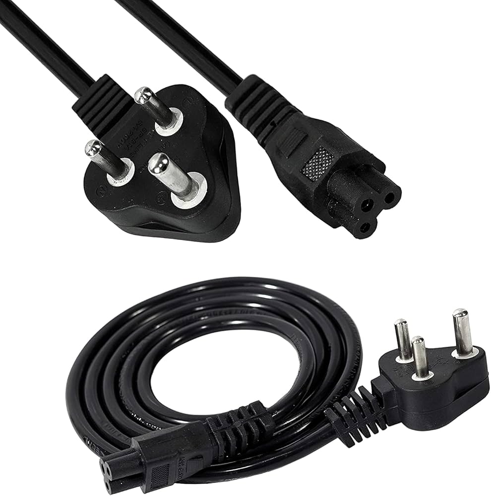 Laptop charger power cord cable available at Computer & Laptop Accessories Shop in Kunnamkulam