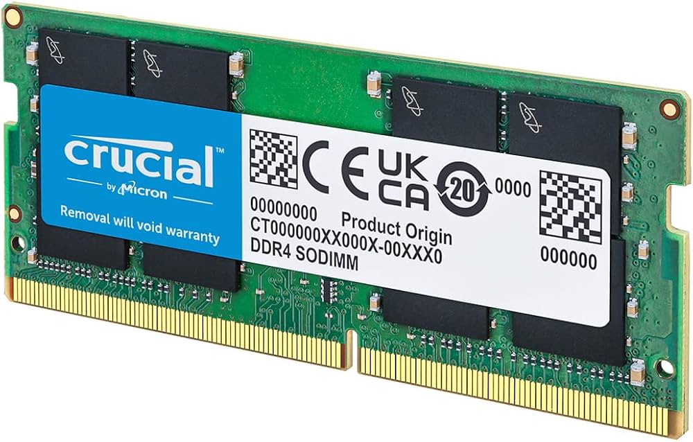 Laptop RAM memory module used for computer memory upgrade