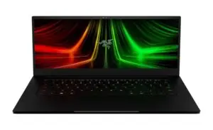 High-performance gaming laptop with RGB lighting suitable for gaming and creative work.