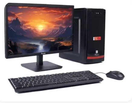 "Desktop computer setup with monitor, CPU, keyboard and mouse for office and home use in Kunnamkulam"