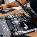 Laptop motherboard repair and servicing at Geeks Systems Kunnamkulam